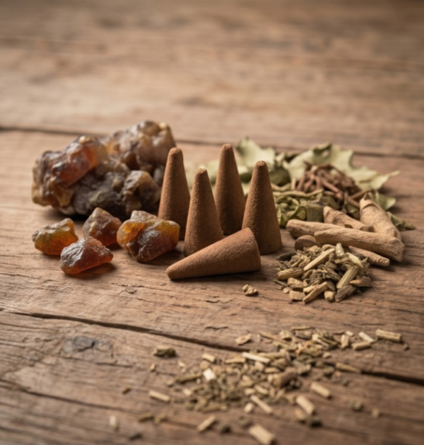 Guggul Dry Dhoop Cone (4) Guggal Dry Dhoop Cones