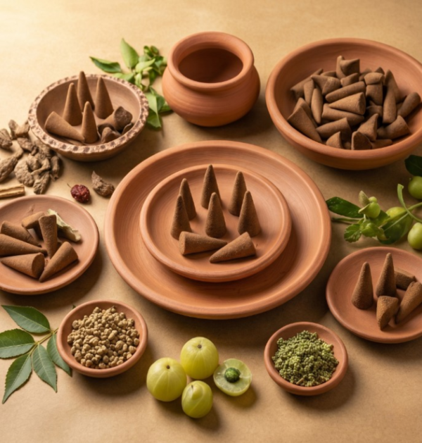 Guggul Dry Dhoop Cone (5) Guggal Dry Dhoop Cones