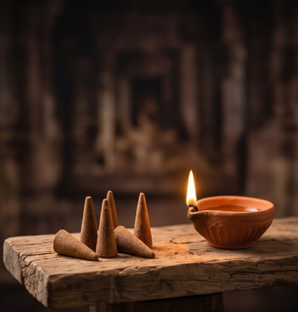 Guggul Dry Dhoop Cone (9) Guggal Dry Dhoop Cones
