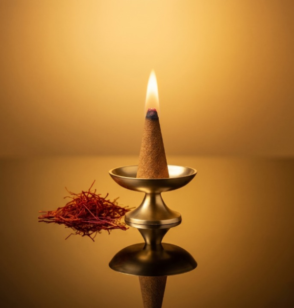 Kesar Kasturi Dry Dhoop Cones