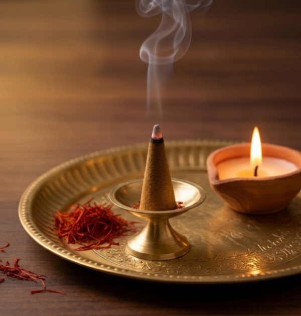 Kesar Kasturi Dry Dhoop Cones
