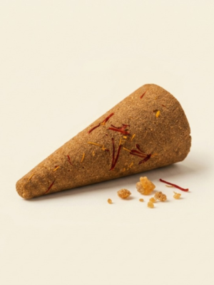 Kesar Kasturi Dry Dhoop Cone