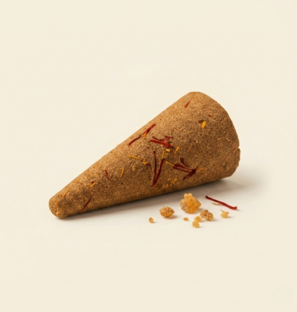 Kesar Kasturi Dry Dhoop Cone