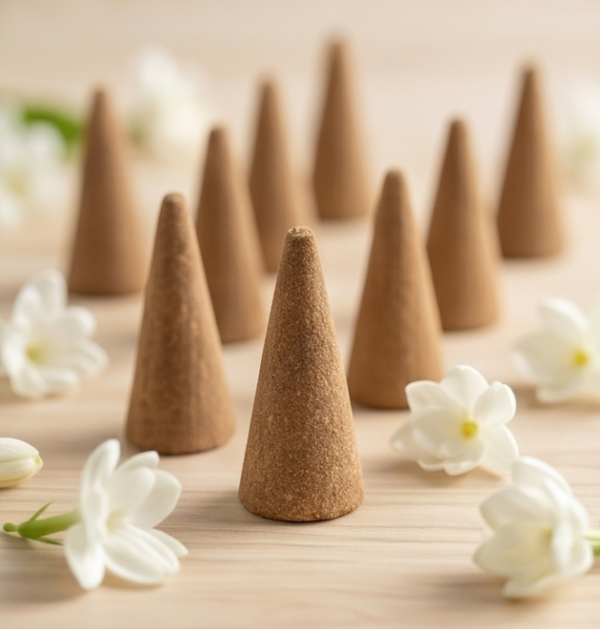 Mogra Dry Dhoop Cones