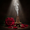 Rose Dry Dhoop Cone (1) Rose Dry Dhoop Cones