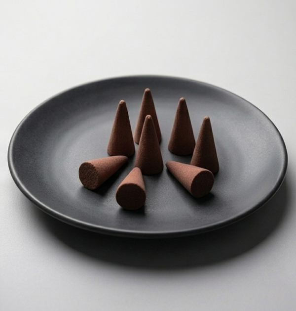 Rose Dry Dhoop Cone (3) Rose Dry Dhoop Cones