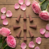 Rose Dry Dhoop Cone (6) Rose Dry Dhoop Cones