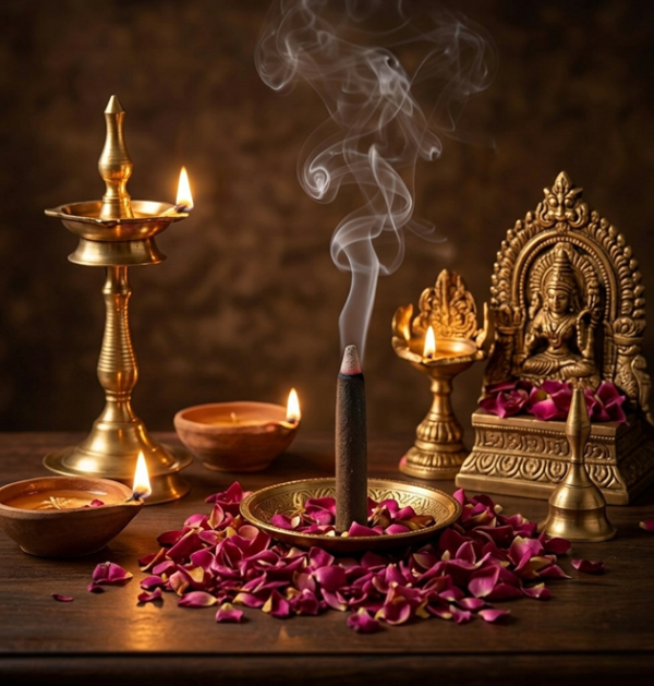 Natural Rose Wet Dhoop